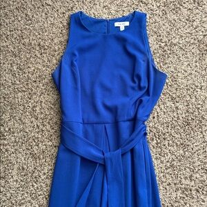 Nine West Jumpsuit Sleeveless Blue Plus SZ 14